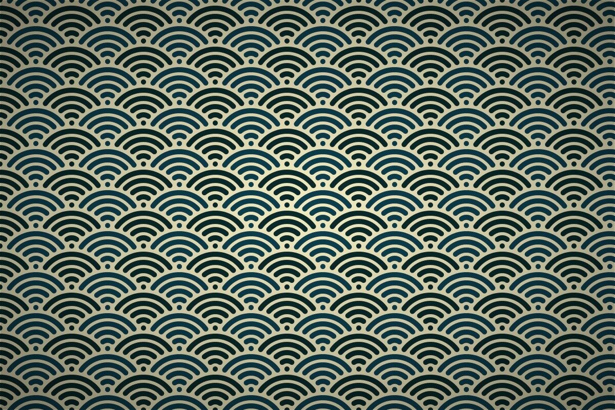 Free Classic Japanese Wave Wallpaper Patterns