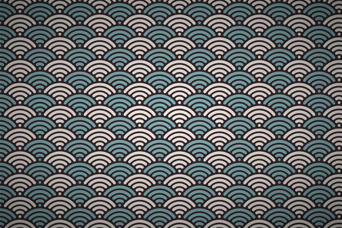 3d drawing patterns wave japanese wallpaper classic patterns Free