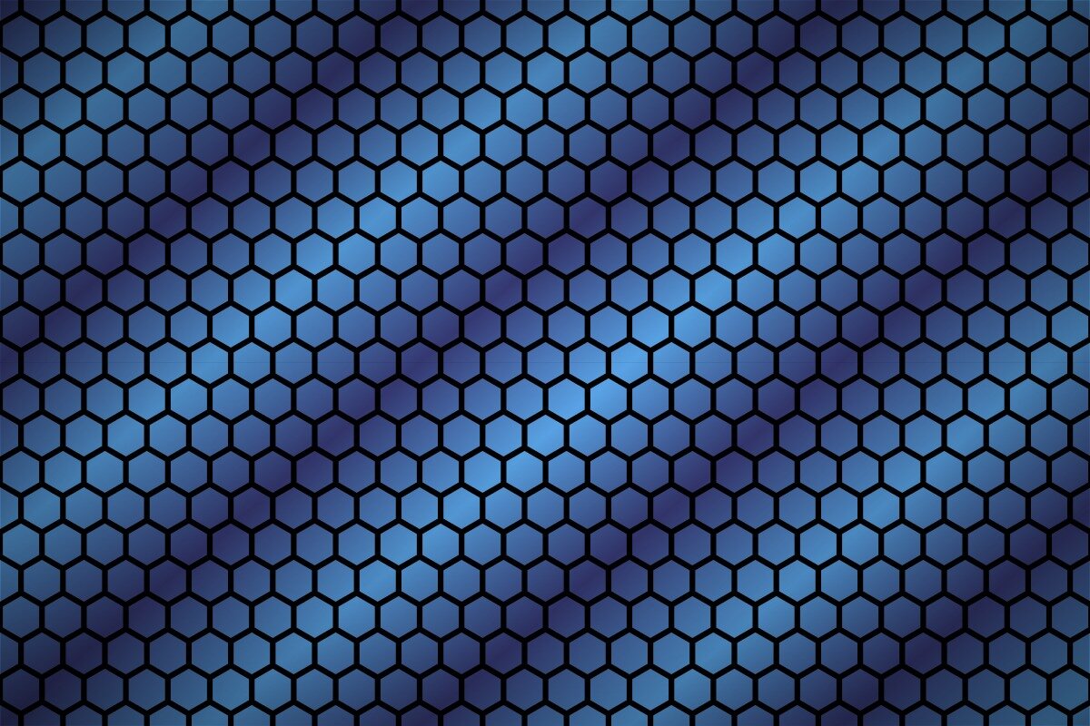 Free gradient honeycomb net wallpaper patterns